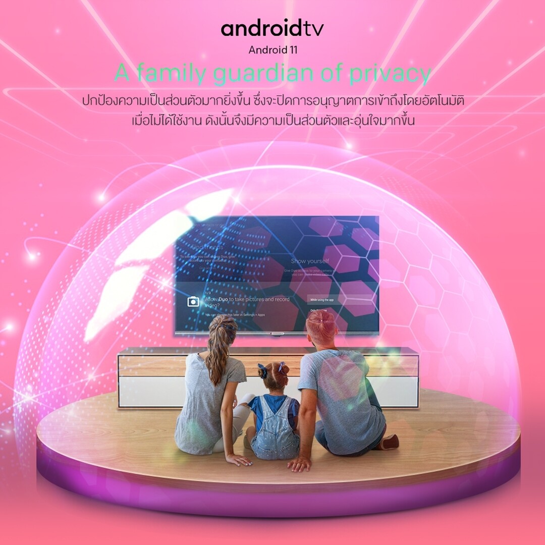 SKYWORTH 40 นิ้ว รุ่น 40W6 Android 11 HD Dolby Digital Plus Dolby Audio & Google Assistant,Netflix,Youtube,WIFI,Bluetooth รับประกันสูง 1 ปี