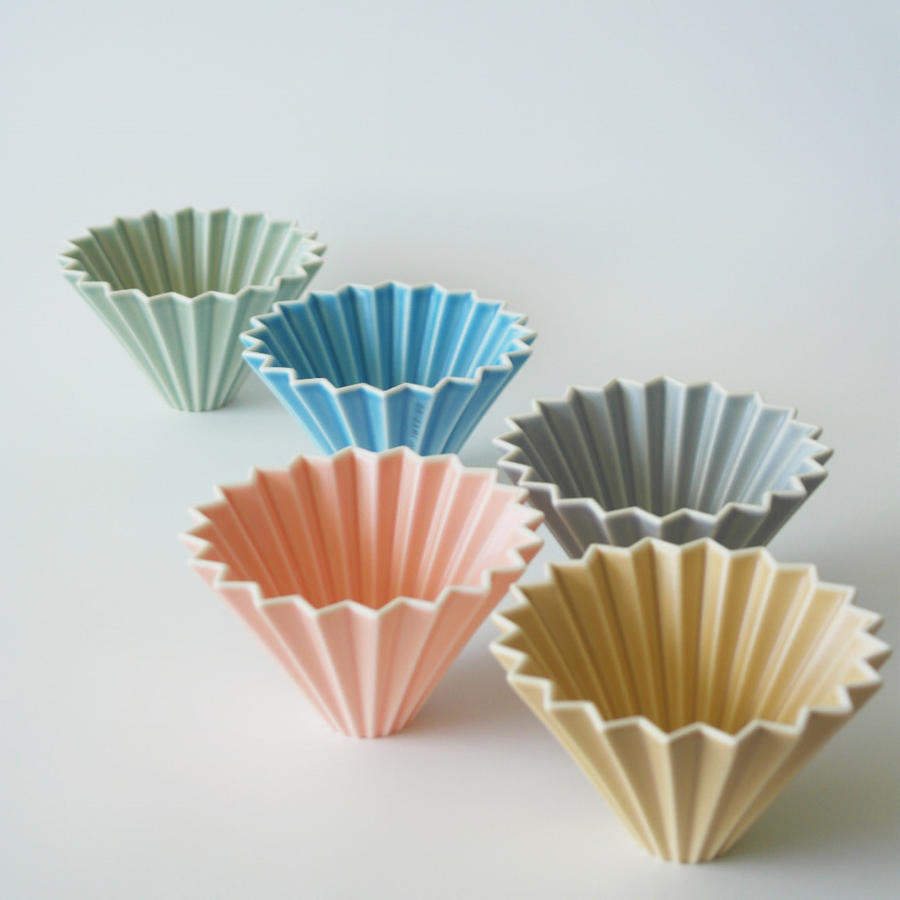 ORIGAMI Dripper Size S M Made in Japan ดริปเปอร์ ดริปกาแฟ เซรามิค