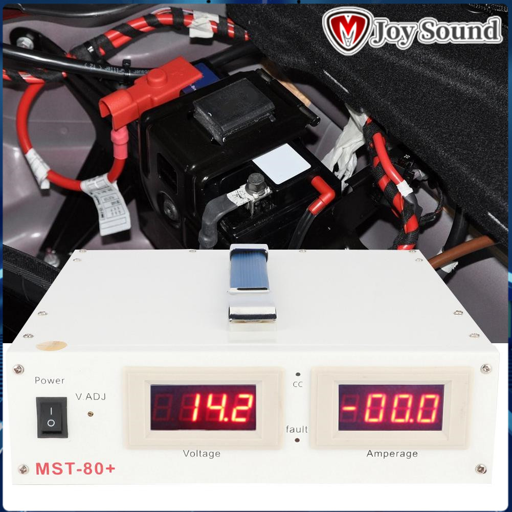 MST-80 Auto Voltage Stabilizer Tool Auto เครื่องควบคุมแรงดันไฟฟ้าเครื่องมือเหมาะสำหรับรถเบนซ์การเข้ารหัส ECU การเขียนโปรแกรม AU Plug 220 V