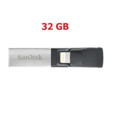 SanDisk iXPAND FLASH DRIVE 32GB for iPhone and iPad (SDIX30N-032G-GN6NN)