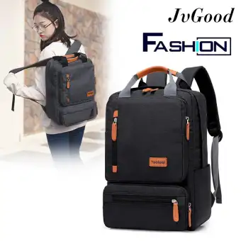 canvas laptop backpack women's