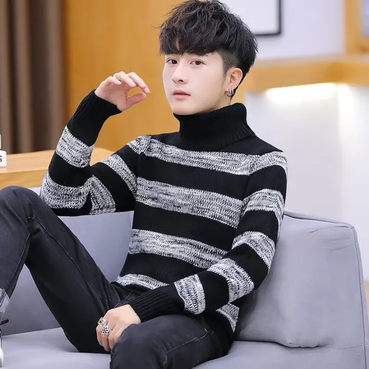 thick turtleneck sweater mens