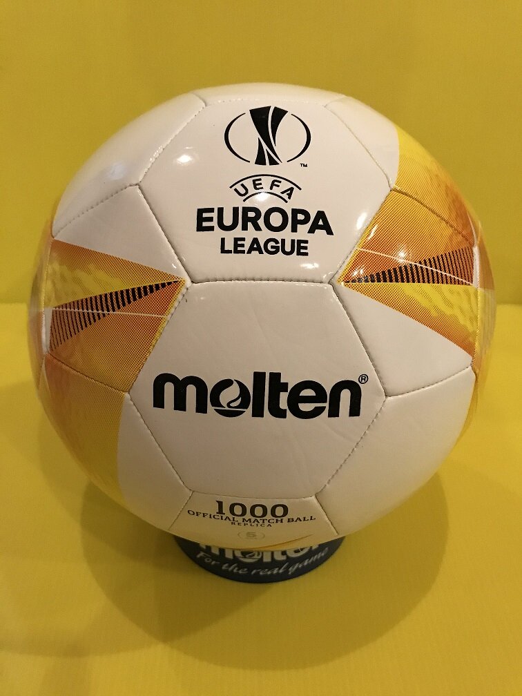 [ของแท้ 100%] ลูกฟุตบอล ลูกบอล เบอร์5 Molten F5U1000-G0 เบอร์5 ลูกฟุตบอลหนัง TPU หนังเย็บ EUROPA League