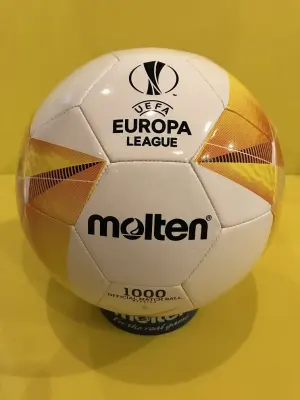[ของแท้ 100%] ลูกฟุตบอล ลูกบอล เบอร์5 Molten F5U1000-G0 เบอร์5 ลูกฟุตบอลหนัง TPU หนังเย็บ EUROPA League