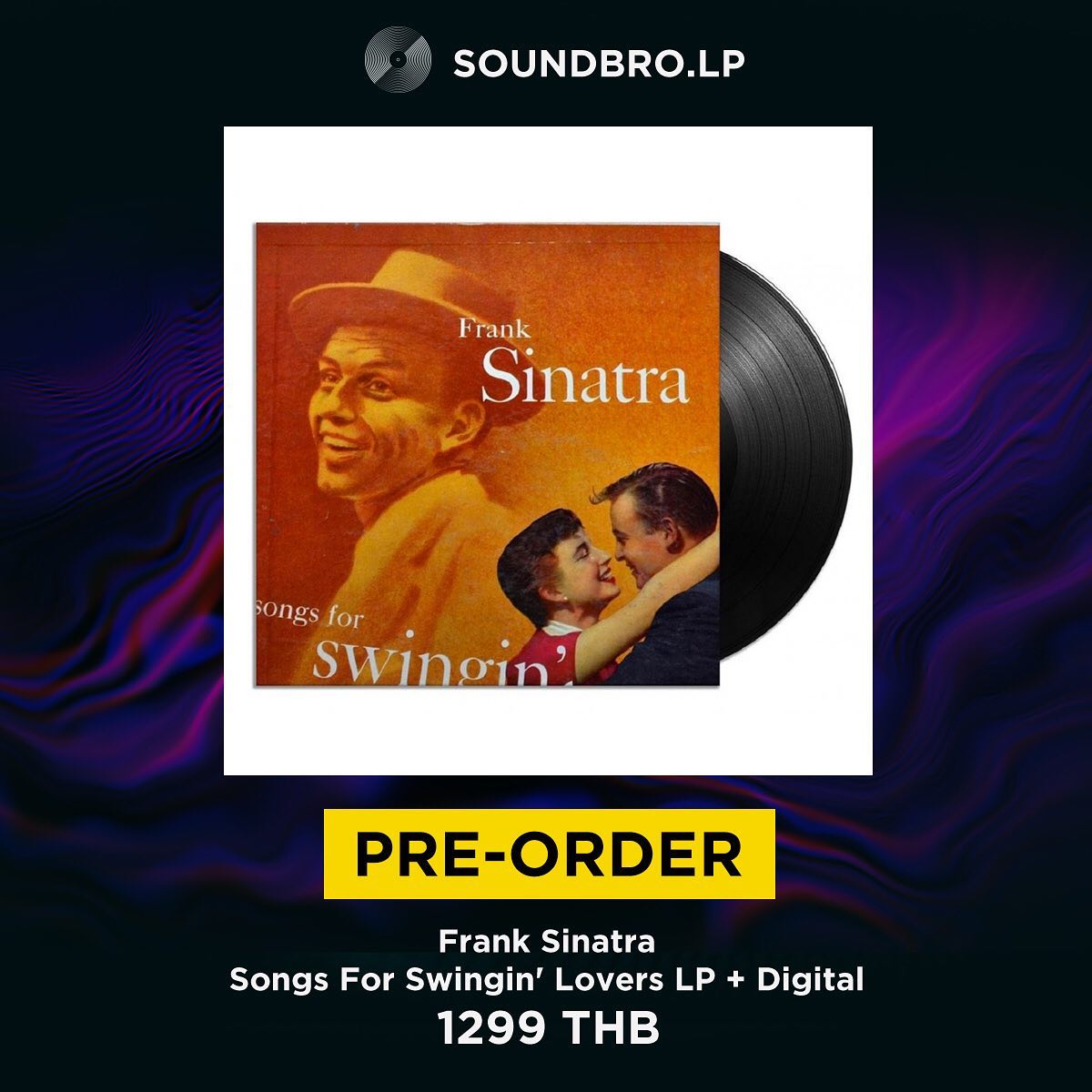 [Pre-Order 14-35 วัน] แผ่นเสียง ใหม่ - Frank Sinatra – Songs For Swingin' Lovers Vinyl