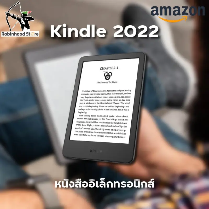 ภาพหน้าปกสินค้าAmazon Kindle 2022 Gen11 (11th Generation) จากร้าน Robinhood Store บน Lazada