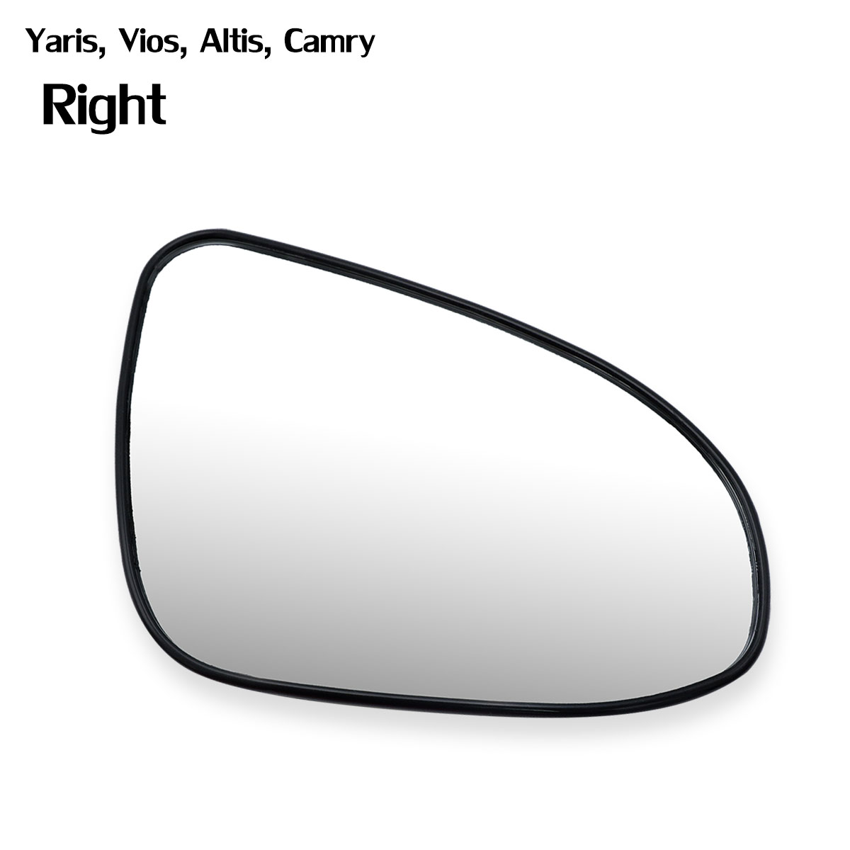 เนื้อเลนส์กระจก ข้าง ขวา ใส่ Toyota Vios Altis Yaris Camry ปี 2014 - 2019 Right Wing Side Door Mirror Glass Len Yaris Vios Altis Camry Toyota มีบริการเก็บเงินปลายทาง