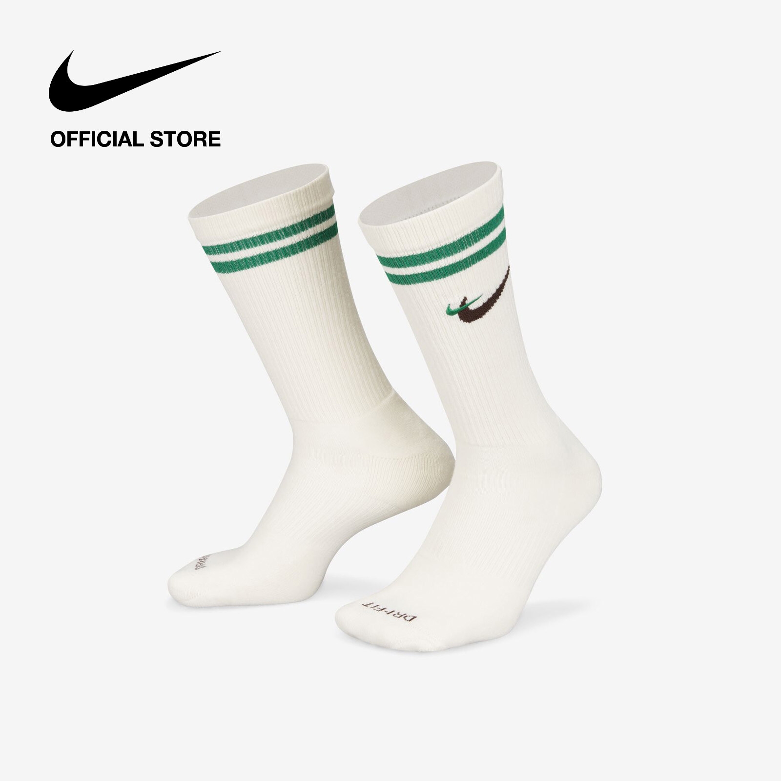 Nike Everyday Plus Cushioned Crew Socks White Nike ThaiPick