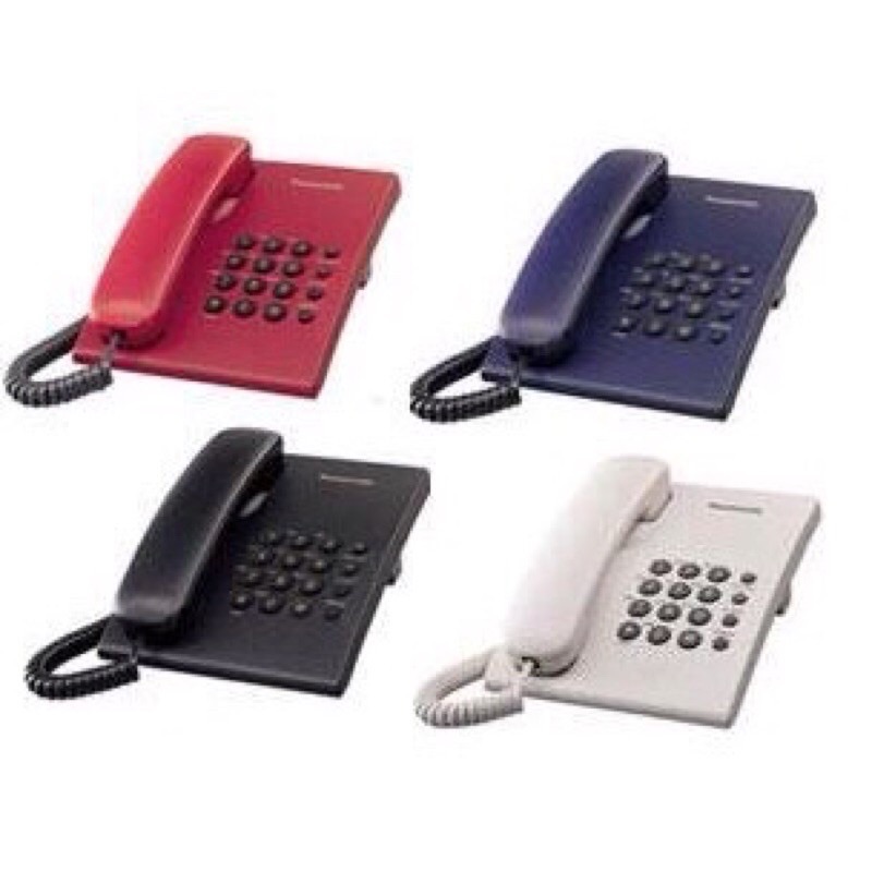 พร้อมส่ง Panasonic โทรศัพท์บ้าน โทรศัพท์มีสาย โทรศัพท์สำนักงาน รุ่น KX-TS500 เครื่องโทรศัพท์บ้าน สำนักงาน รุ่น kx-ts500 โทรศัพท์ single line telephone