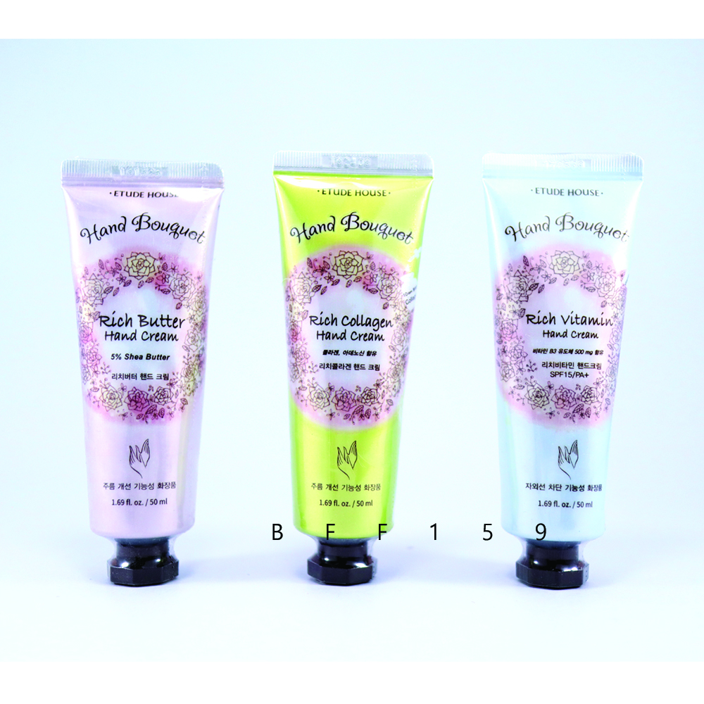 ของแท้100 Etude House Hand Bouquet Rich Vitamin Hand Cream 50ml