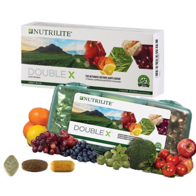 โปรโมชั่น Amway Double X Box มีกล่อง (186เม็ด) Rose Healthy Lifes