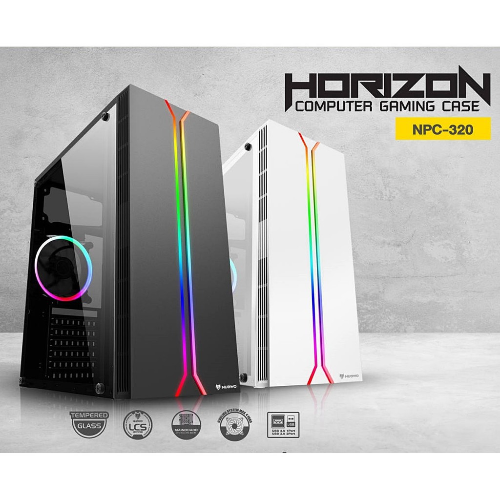 HORIZON NPC-320 Gaming Caseแข็งแรง ทนทาน ปกป้องอุปกรณ์ต่างๆ