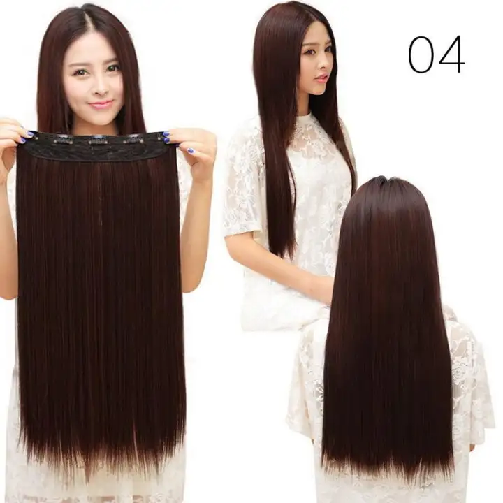 Dark Brown Light Brown Natural Black Women Fashion Heat Piece Wig
