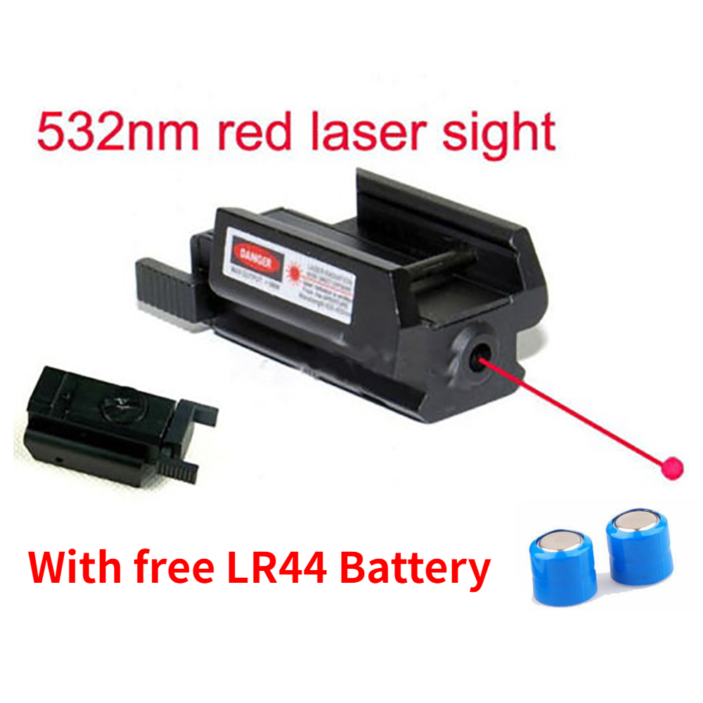【การจัดส่งในประเทศไทย】Fasto เลเซอร์ ระดับโมดูลยุทธวิธีมินิRed Dot Laser SightสำหรับGlock17 19 20 21 22 31 34 35 37สายตาเลเซอร์จุดแดงพร้อมแบตเตอรี่ LR44