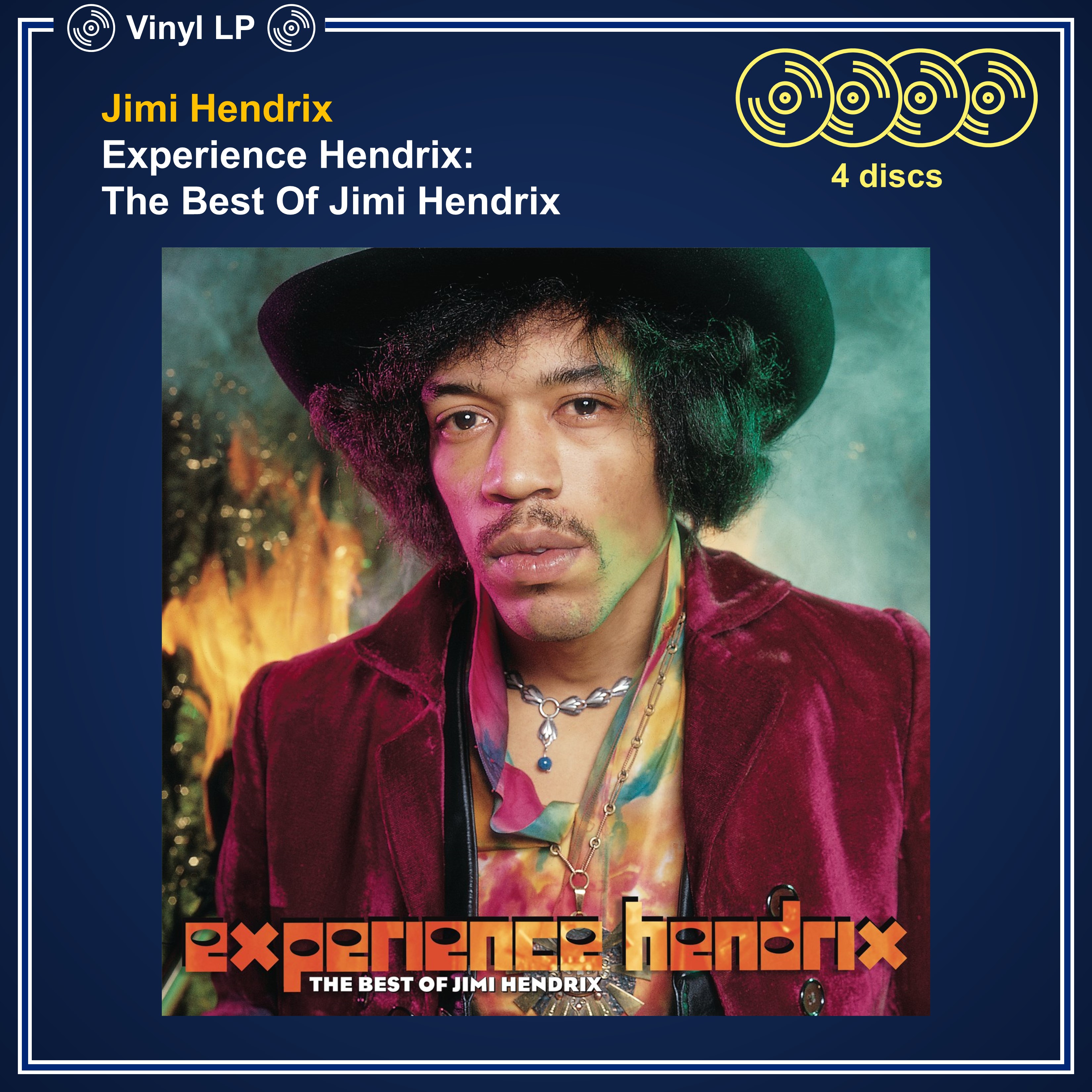 แผ่นเสียง Vinyl Lp Jimi Hendrix Experience Hendrix The Best Of Jimi Hendrix ใหม่และซีล Ss 