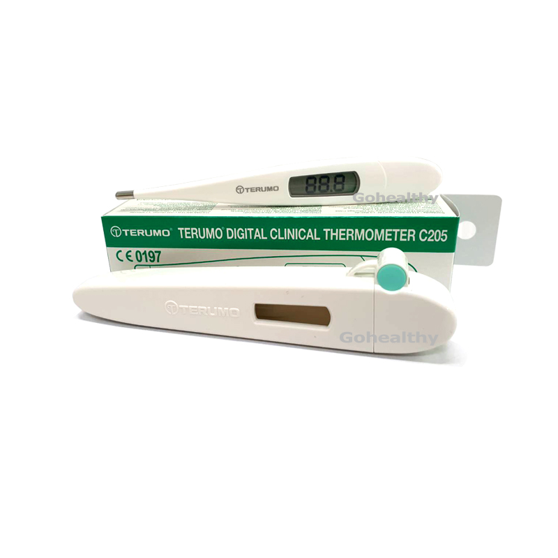 Terumo Digital Thermometer C205 เทอร์โมมิเตอร์ ปรอทวัดไข้ดิจิตอล ทางรักแร้ ความแม่นยำสูง เทอรูโม