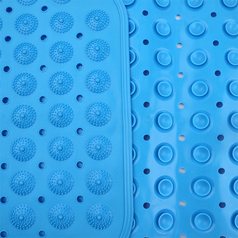 35x70CM PVC Mat Waterproof Rug Bathroom Carpet Anti Slip Suction Feet