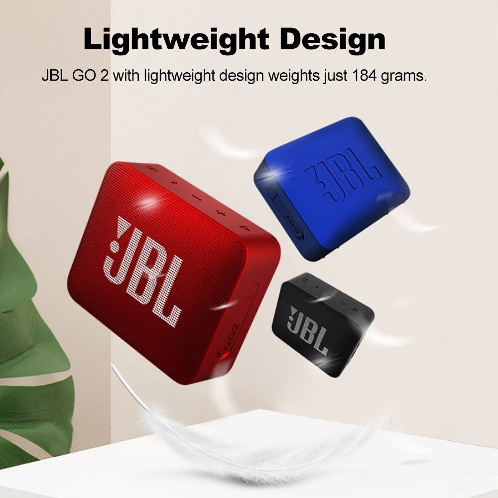 100Authenticลำโพง บลูทูธ JBL GO 2 Portable Wireless Bluetooth Speaker ...