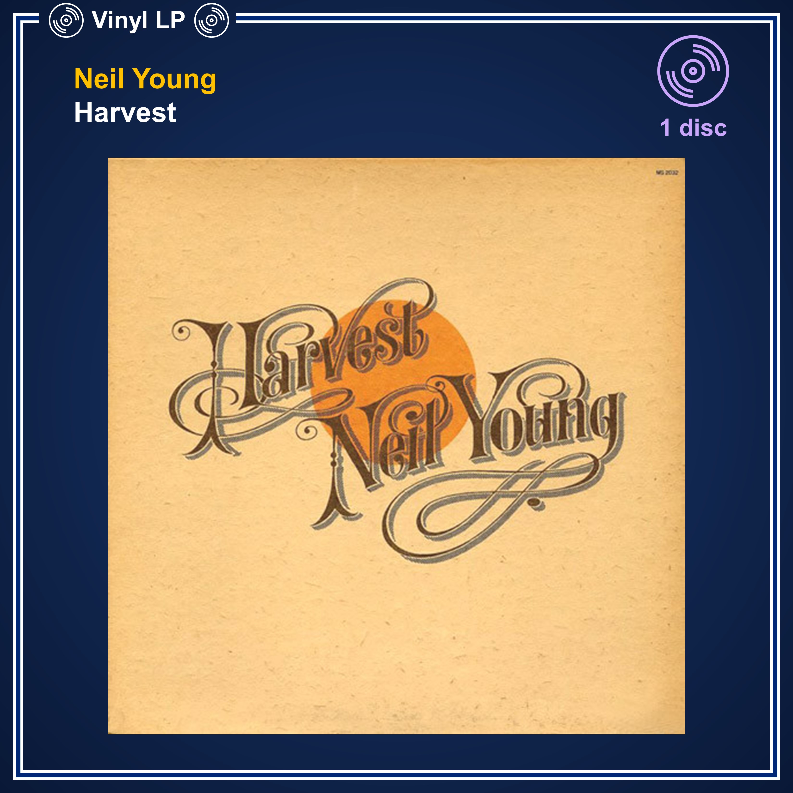 [แผ่นเสียง Vinyl LP] Neil Young - Harvest [ใหม่และซีล SS]