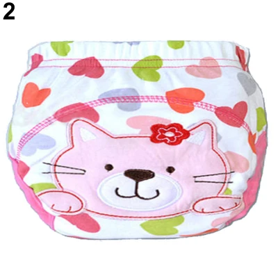 Diaper Cartoon Breathable Cotton Cute Animal Pattern Infant Nappy for Training