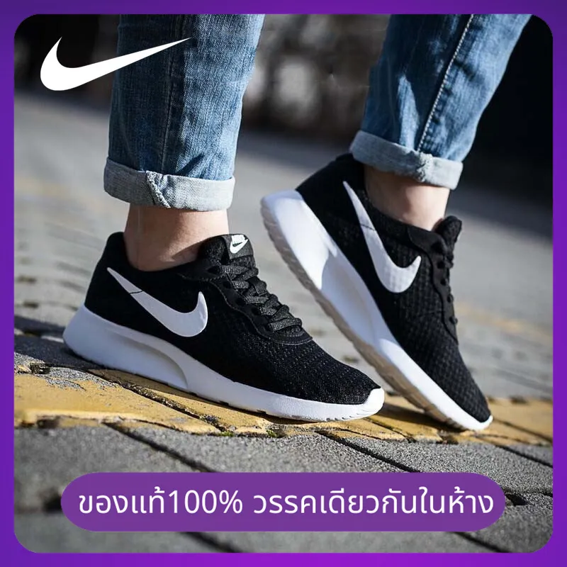 【ของแท้อย่างเป็นทางการ】สไตล์เดียวกันที่เคาน์เตอร์ Nike Tan Jun รองเท้ากีฬา รองเท้าผู้ชาย รองเท้าผู้หญิง รองเท้าตาข่าย รองเท้าลำลอง แฟชั่น รองเท้าวิ่ง 812654-011 ร้านค้าอย่างเป็นทางการ
