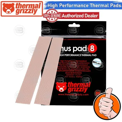 🔥Thermal Grizzly MINUS PAD 8 Thermal Pad 2PCS- 120x20 /1.0 mm./8 W/mK