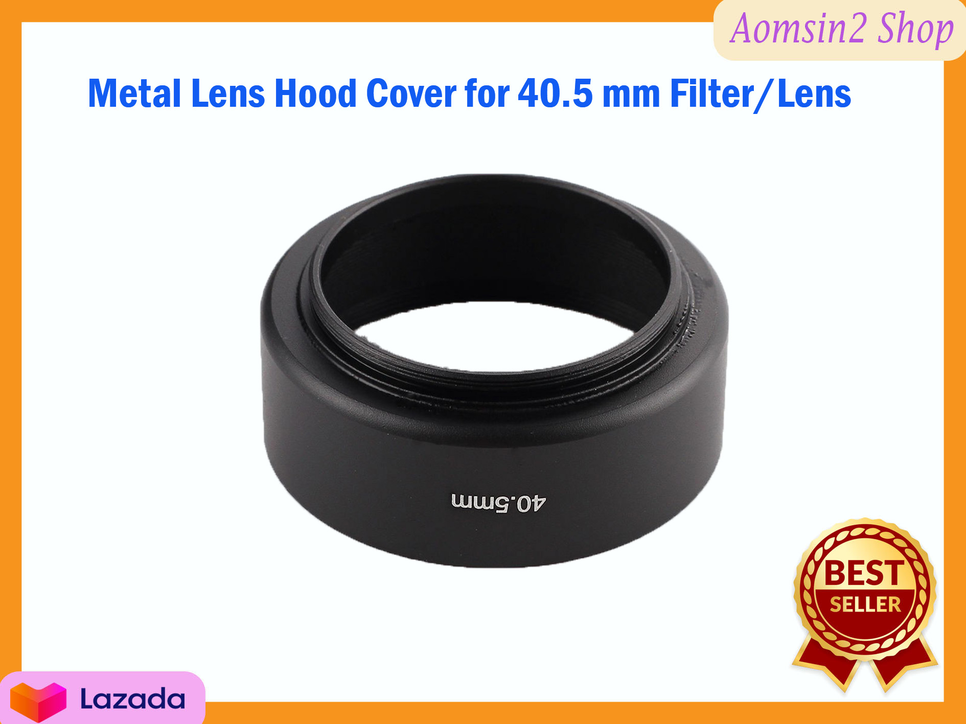 Metal Lens Hood Cover for 40.5 mm Filter/Lens Lazada.co.th