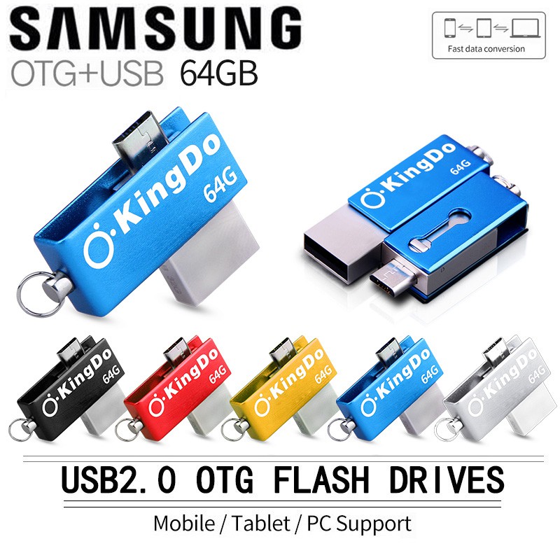 SAMSUNG 32GB OTG USB แฟลชไดรฟ์สมาร์ทโฟนภายนอก Usb Stick ไดรฟ์ปากกา Memory Stick U Disk สำหรับ Android PC