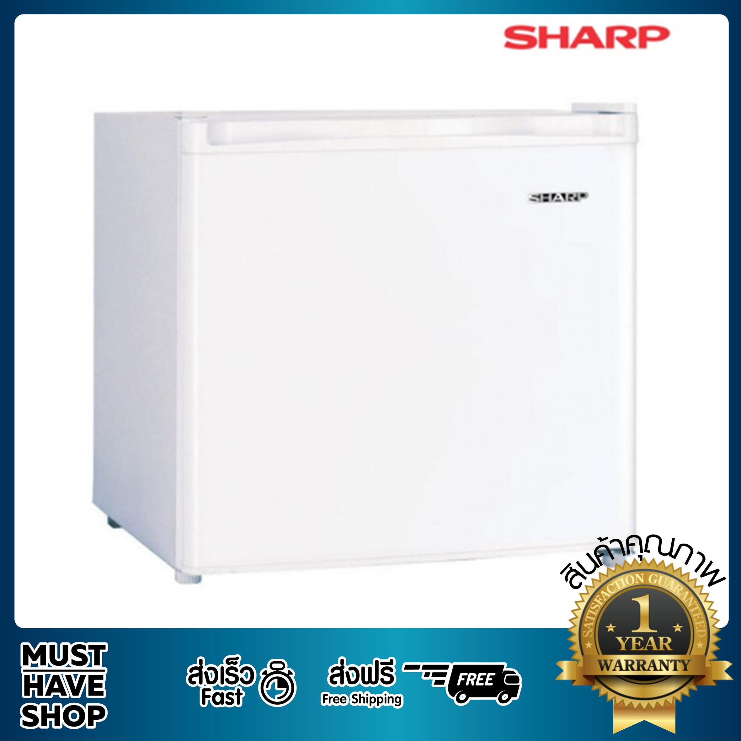 SHARP ตู้เย็น ตู้เย็นมินิบาร์ 1 ประตู ขนาดความจุ 1.7 คิว รุ่น SJ-MB50-W สีขาว ***จัดส่งรวดเร็ว มีการรับประกันสินค้า***