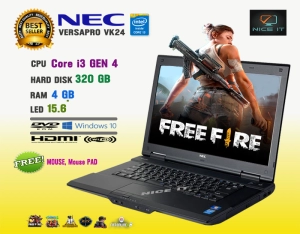ภาพหน้าปกสินค้าโน๊ตบุ๊ค Notebook NEC Core i3 Gen4 (Fifa4, ROV, PUBG Lite,Mobile, Freefire, Sim4, Hon, PB ทดสอบแล้วเล่นได้ครับ) ที่เกี่ยวข้อง