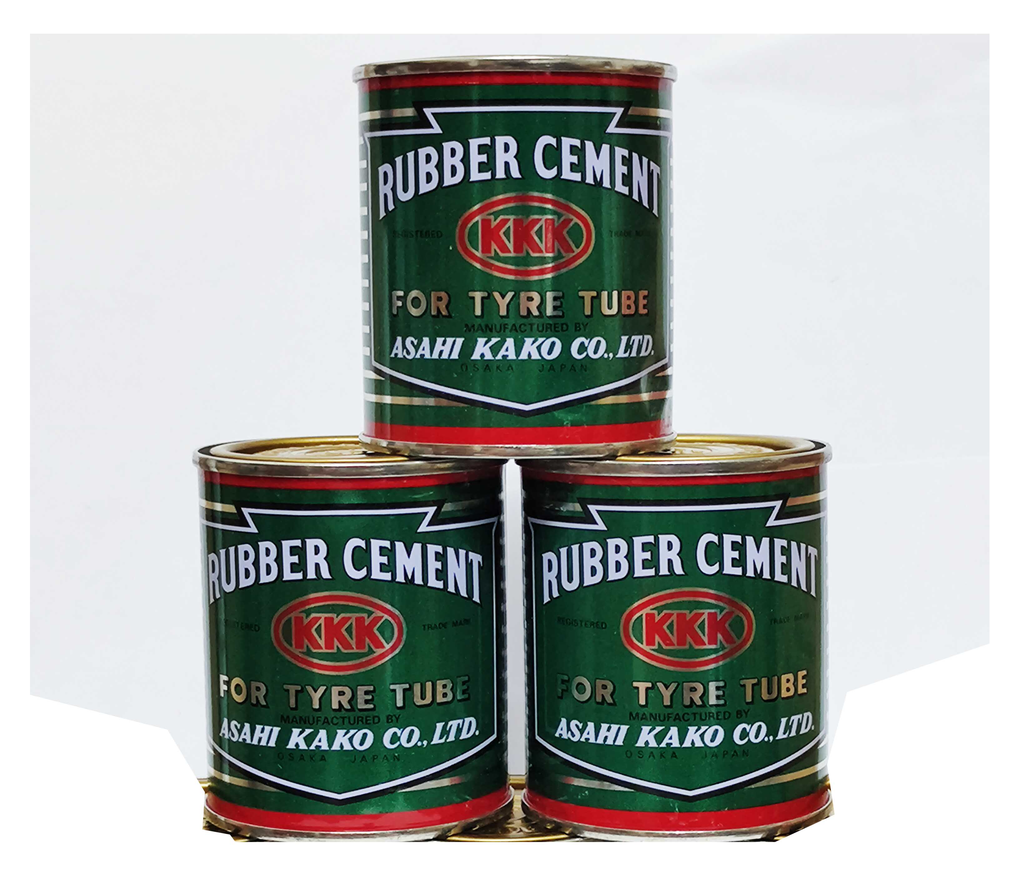 กาวปะยาง กาวยาง 3K กาว3เค KKK RUBBER CEMENT FOR TYRE TUBE size 80 g (1