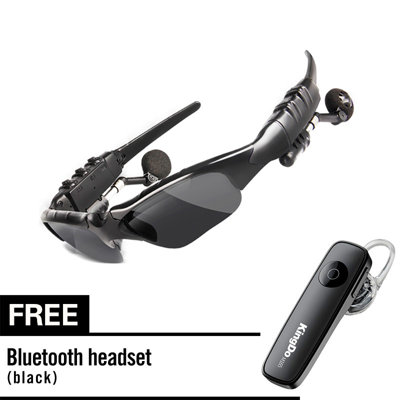 Bluetooth Sport Sunglasses แว่นกันแดดบลูทูธ สำหรับนักเดินทาง พร้อมฟรีชุดหูฟังบลูทูธ สเตอริโอ 4.1