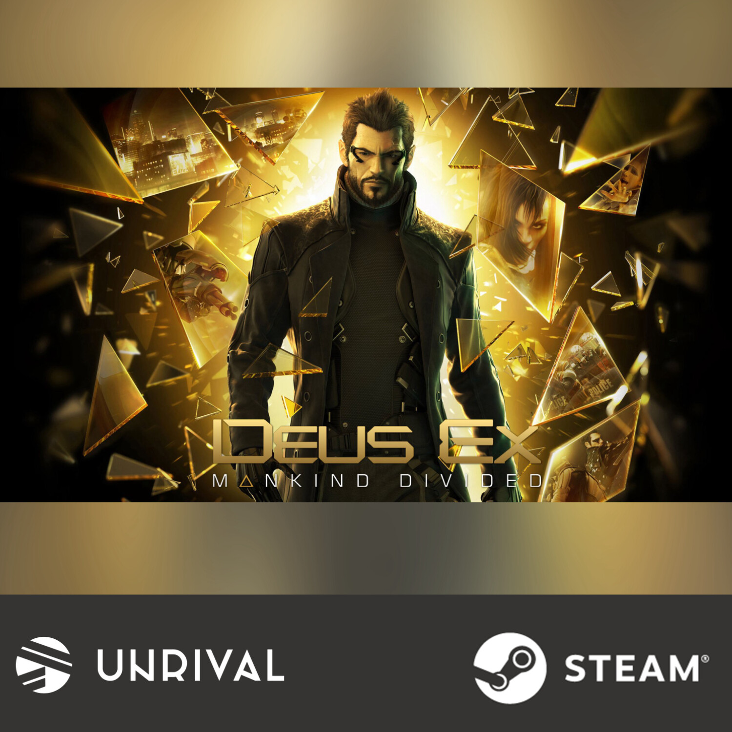 Deus Ex: Mankind Divided + Extra Digital Content PC Digital Download Game - Unrival
