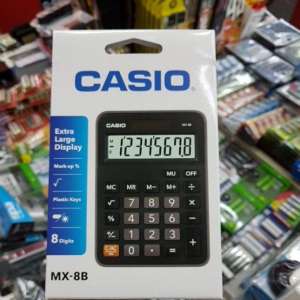 scal casio mx-8b เครื่องคิดเลขตั้งโต๊ะ 8หลัก ของใหม่ ของแท้