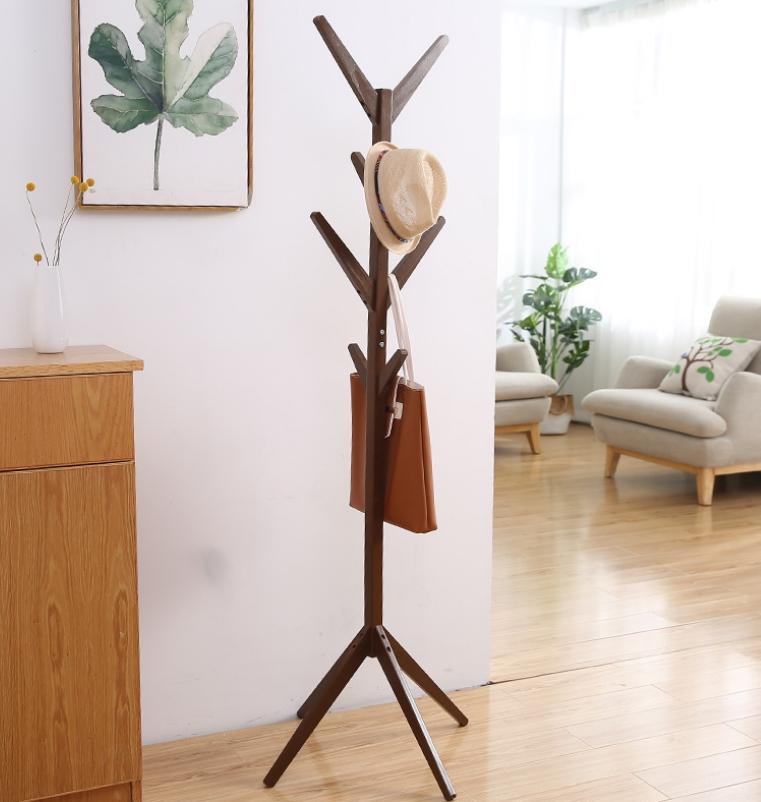 Asia ราวแขวนสูทไม้ยางพารา รุ่น B-01 สีขาว