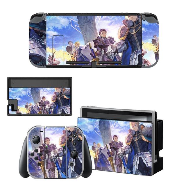 อะนิเมะ Fate Saber Nintendo Switch สติกเกอร์ผิว NintendoSwitch สติกเกอร ...