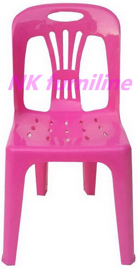 NK Furniline เก้าอี้พลาสติก เกรดAมีพนักพิง,ปลายขามียางกันลื่น รุ่น CPA 989