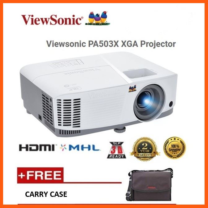 SALE ViewSonic PA503X 3600 Lumens XGA , HDMI, Dual VGA Projector สื่อบันเทิงภายในบ้าน โปรเจคเตอร์ และอุปกรณ์เสริม