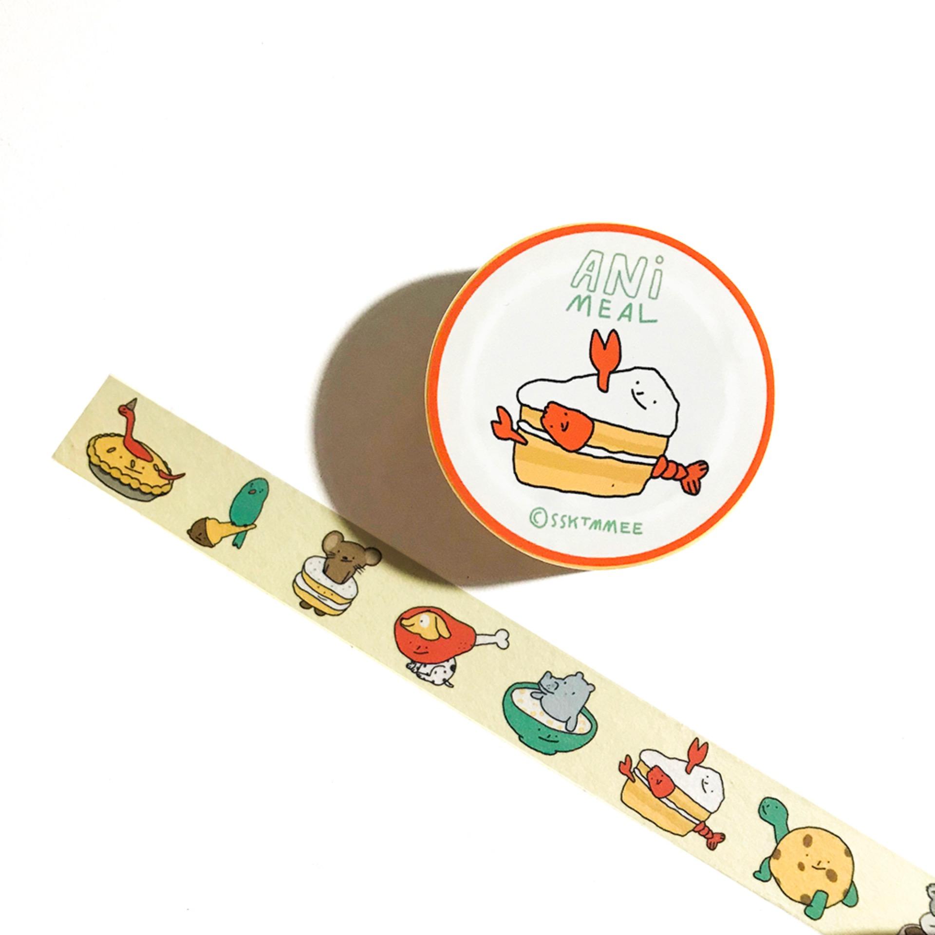ssktmmee - Animeal Masking Tape 1.5cm x 10m.