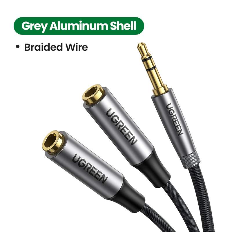 UGREEN Headphone Splitter, 3.5mm Audio Stereo Y Splitter Extension
