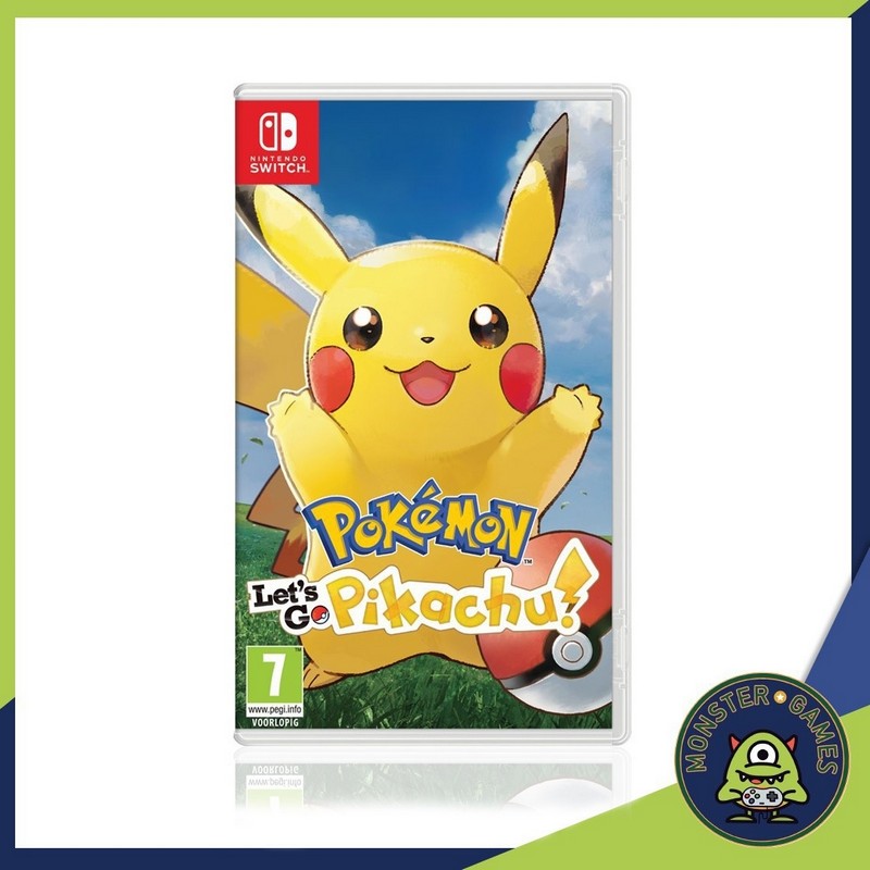 Pokemon Let’s Go Pikachu Nintendo Switch game (เกมส์ Nintendo Switch)(ตลับเกมส์Switch)(แผ่นเกมส์Switch)(ตลับเกมส์สวิต)(Pokemon Let Go Pikachu)(Pokemon)(Pokemon Pikachu switch)