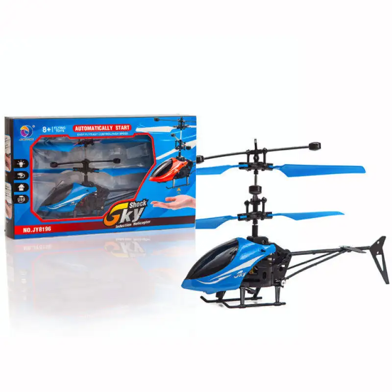 ภาพสินค้าของเล่นติดปีก เครื่องบินของเล่น คอปเตอร์ Helicopter toy เซ็นเซอร์อัจฉริยะ บังคับการบินอัตโนมัติA06 จากร้าน Winston Shop บน Lazada ภาพที่ 3