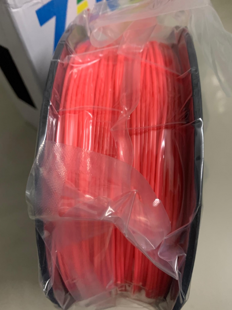 Ziro Filament เส้นพลาสติก PLA PRO สีแดงสด Fluo red 1.75mm, 1kg