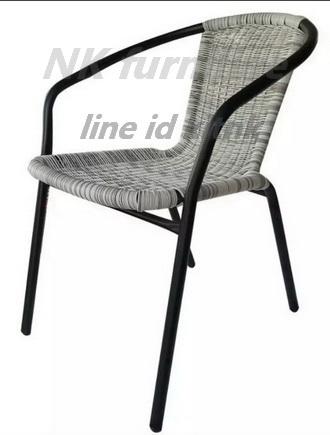NK Furniline เก้าอี้สนาม หวายเทียม รุ่น Park Chair01 Outdoor Rattan Garden Chair