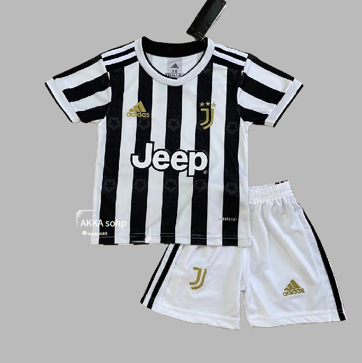 Kids Juventus เสื้อฟุตบอล JUV home 21/22 เสื้อฟุตบอลเกรด AAA ขนาด 16-28 เสื้อเจอร์ซีย์เด็กผู้ชายและเด็กผู้หญิง
