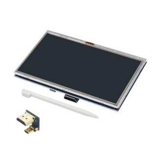 5 Inch Touchscreen TFT 800X480 Display LCD Press Screen with Adapter for Raspberry Pi Model B PC Laptop thumbnail