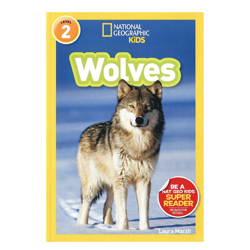 Original English Picture Book National Geographic Kids Level 2: WOLVES ...