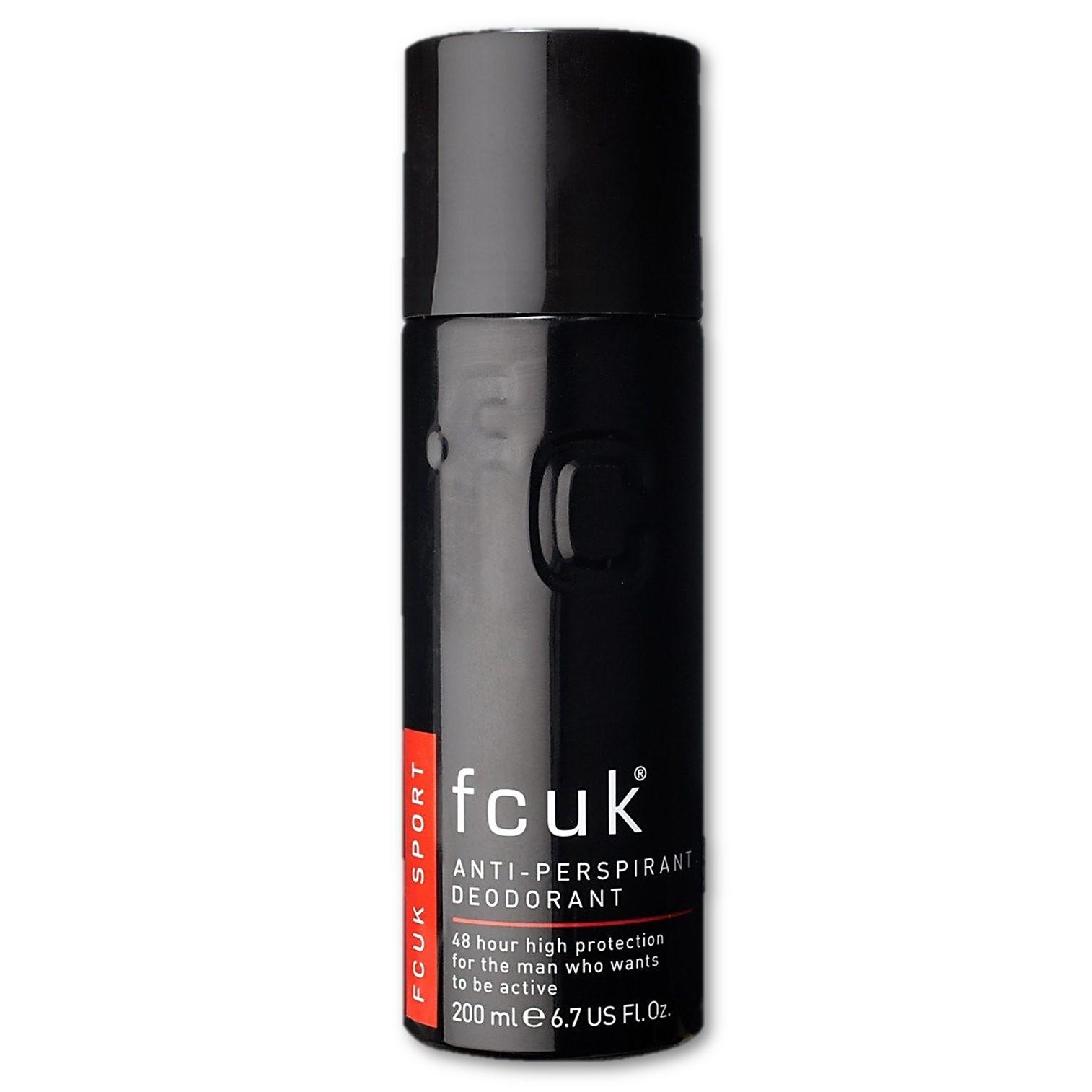 FCUK SPORT Anti Perspirant Deodorant 160ml. สเปรย์ระงับกลิ่นลิขสิทธิ์