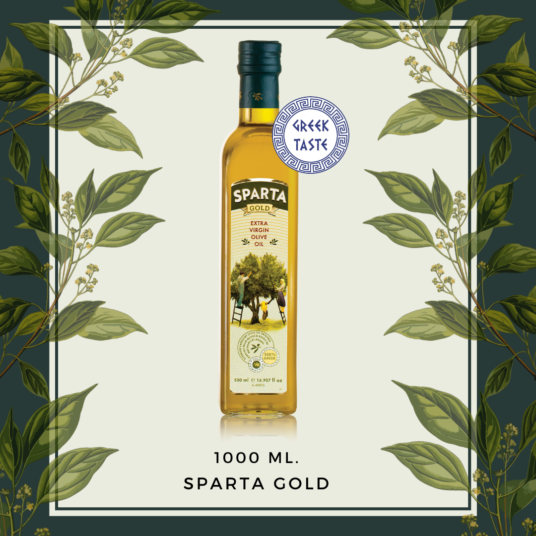 Sparta Gold Extra virgin olive oil 1 LT (น้ำมันมะกอกธรรมชาติ)