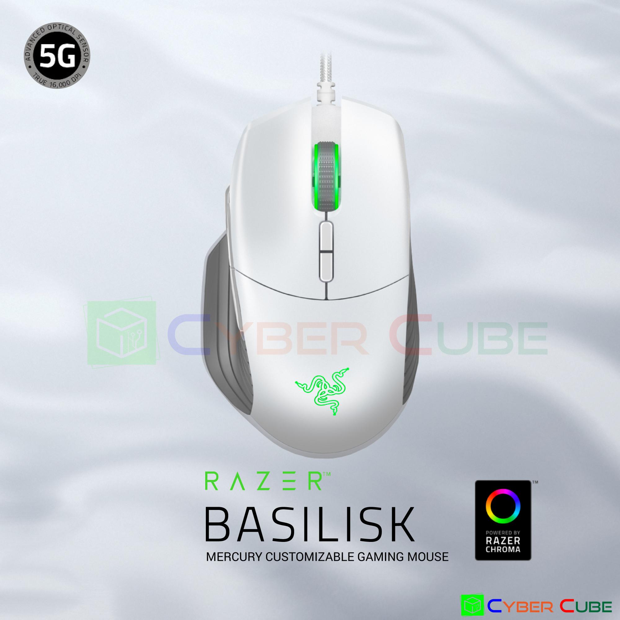 Razer Basilisk Mercury White Edition Gaming Mouse เม้าส์เกมส์ ( ของ